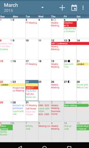 aCalendar - Android Calendar 3