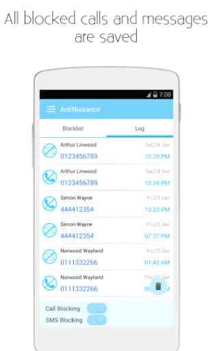 Anti Nuisance-Call&SMS Blocker 2
