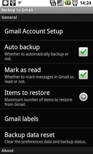 Backup to Gmail 2