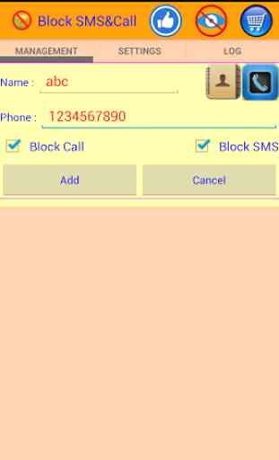 Block SMS And Call 1