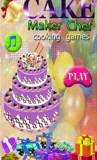 Cake Maker Chef Cooking Games, for wedding, birthday party... 3