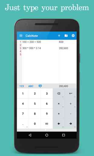 CalcNote - Notepad Calculator 1