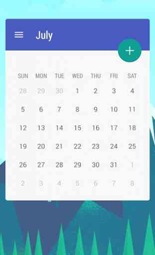 Calendar Widget: Month 2