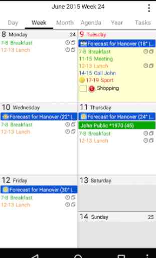 CalenGoo - Calendar and Tasks 3