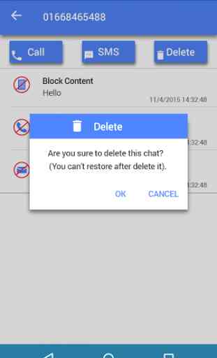 call blocker, SMS blocker 3
