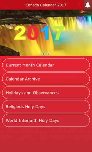 Canada Calendar 2017 1