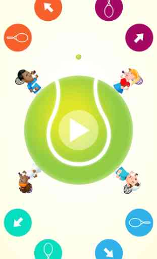 Circular Tennis 2 Player Games 2