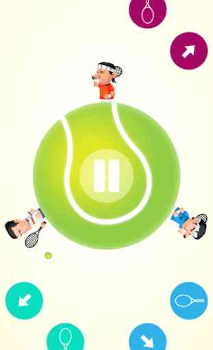 Circular Tennis 2 Player Games 4