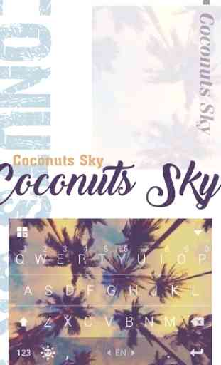 Coconuts Sky Kika Keyboard 1