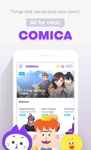COMICA – Free Webtoon Comic 1