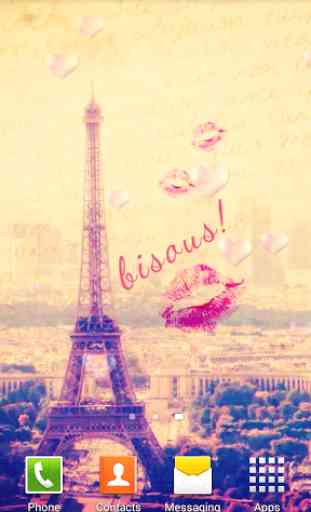Cute Paris Live Wallpaper 3