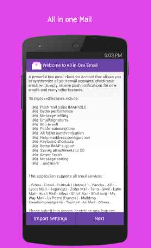 Email for Yahoo App 1