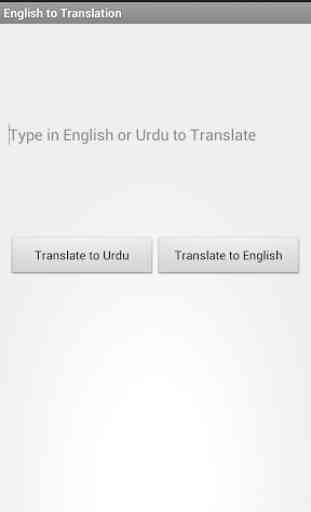 English to Urdu Translation 3