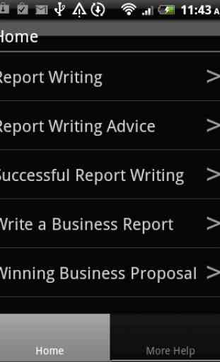 How to Write a Report 1