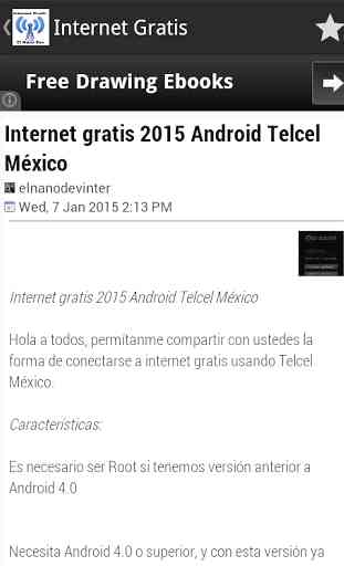 Internet gratis Android 3