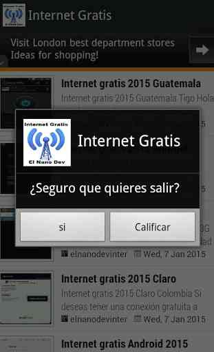 Internet gratis Android 4