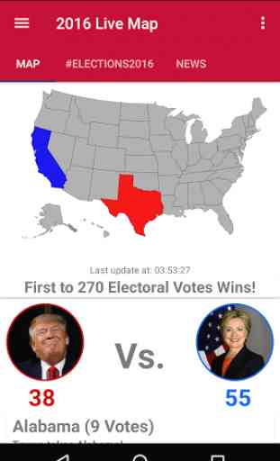 Live Map US Elections 2016 1