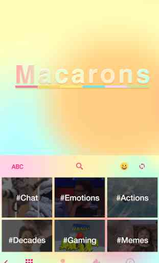 Macarons Emoji Keyboard Theme 3