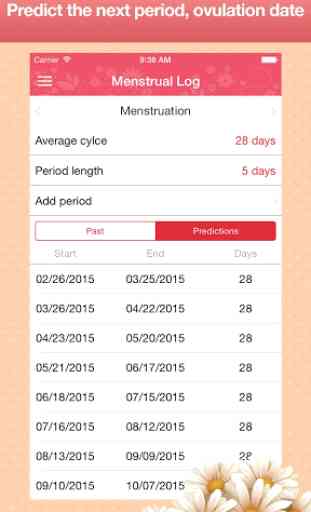 Menstrual Calendar 3