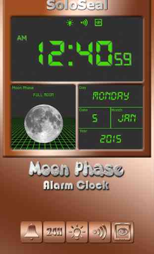 Moon Phase Alarm Clock 2