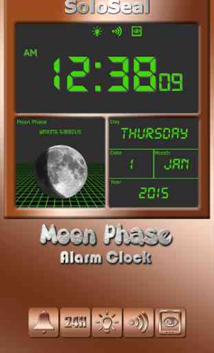 Moon Phase Alarm Clock 4