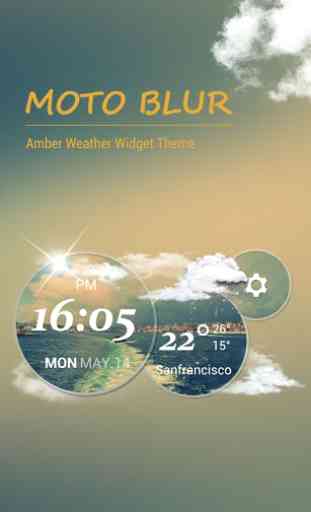 Moto Blur style Atrix Clock 1