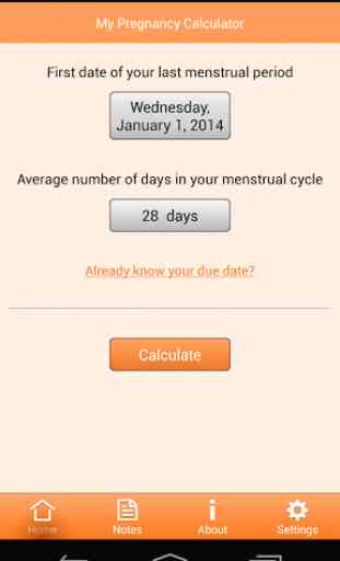 My Pregnancy Calculator 1