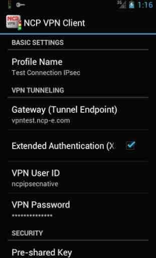 NCP VPN Client 2