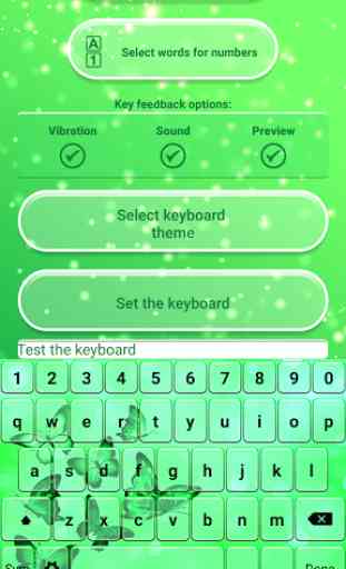 Neon Green Emoticon Keyboard 1