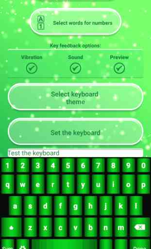 Neon Green Emoticon Keyboard 2