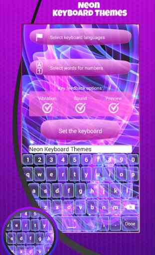 Neon Keyboard Themes 3