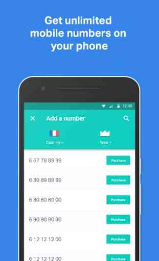 onoff App - Call, SMS, Numbers 2
