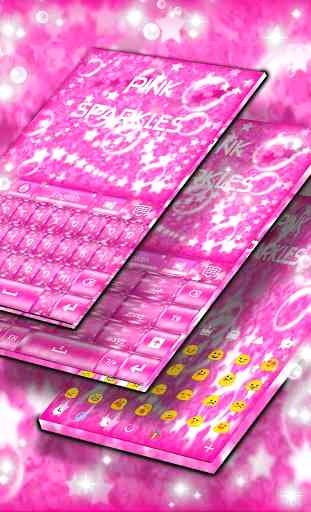 Pink Sparkles Keyboard 1