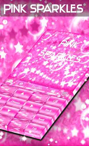 Pink Sparkles Keyboard 3