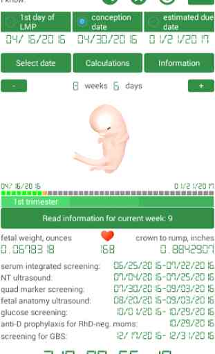 Pregnancy Calculator+Calendar 1