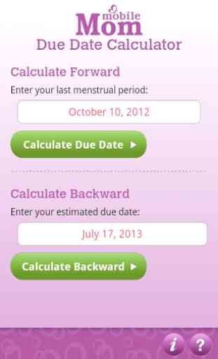 Pregnancy Due Date Calculator 1