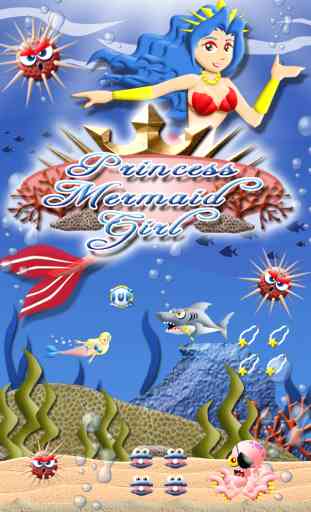 Princess Mermaid Girl: A Little Bubble World Under the Sea 1