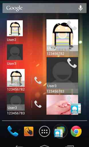 Resizable Contacts Widget Pro 2