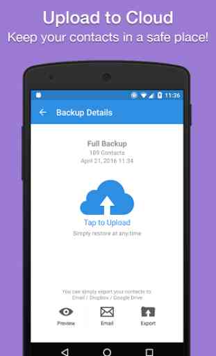 Simpler Contacts Backup 4