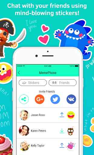 Stickers Chat for Kids Only! 2