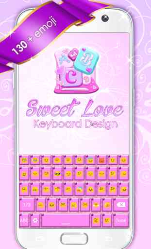 Sweet Love Keyboard Design 1