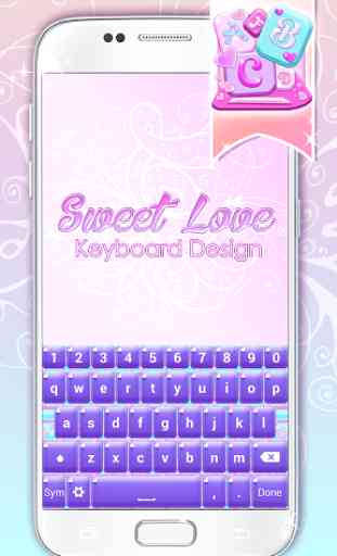 Sweet Love Keyboard Design 3