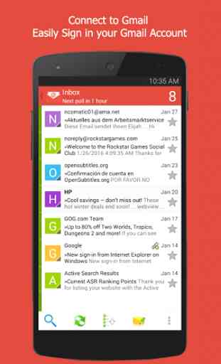 Sync gmail all Mail App 1
