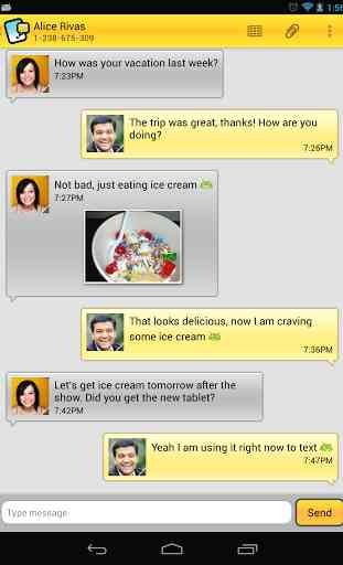 Tablet Talk: SMS & Texting App 3