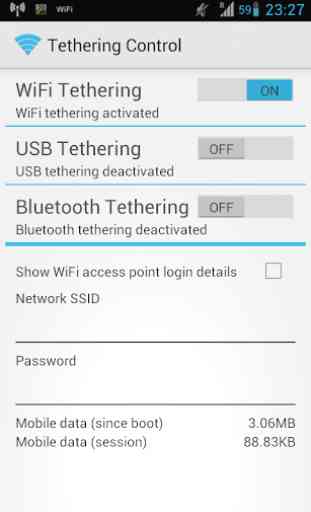 Tethering Control 1