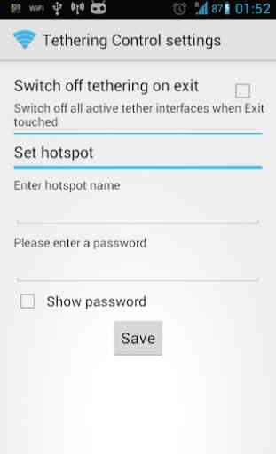 Tethering Control 3