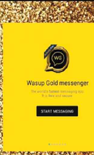 Wasup Gold messenger Official 1