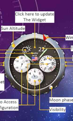 Weather & Analog Clock Widget 2