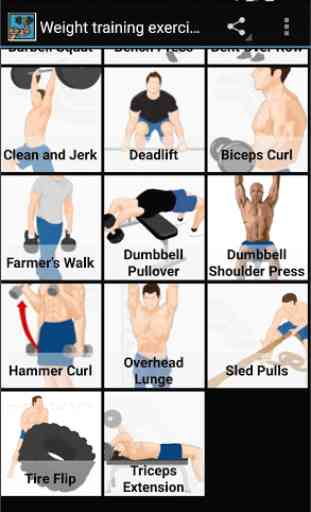 Weight training exercises 4