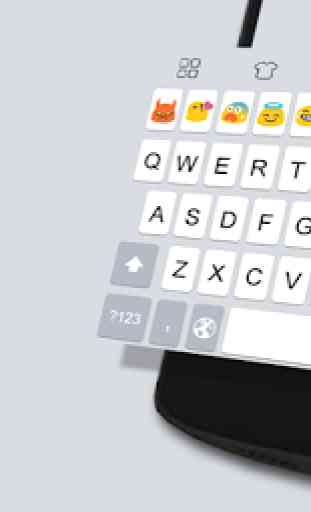 White 6S Emoji Keyboard 1